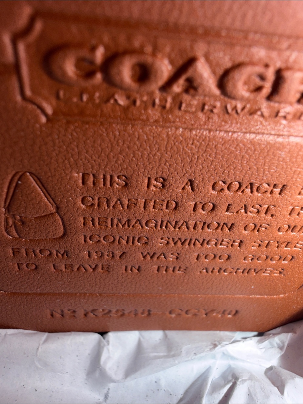 Coach Rainbow Crystal Swinger 20 - Picture 6 of 8